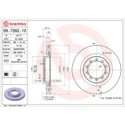72 481 038 Bremsscheibe VA | RENAULT Mascott 99 | 09.7262.10
