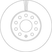 Bremsscheibe Skoda P. Octavia 1.0-2.0 12 | DF6903S