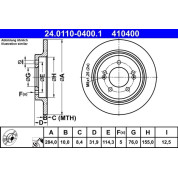 Bremsscheibe | 24.0110-0400.1