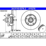 Bremsscheibe | 24.0110-0276.2