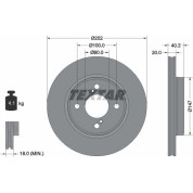 Bremsscheibe | 92303703