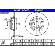 Bremsscheibe | 24.0110-0405.1