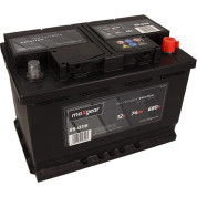 Maxgear Autobatterie 12V 74Ah/680A L- 278X175X190 L/Breite/Höhe | 574104068 D722