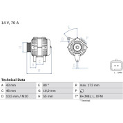 Lichtmaschine | CITROEN,PEUGEOT | 0 986 049 370