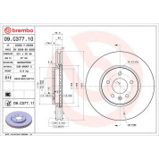 10 481 059 Bremsscheibe VA | OPEL Astra J/Zafira C 09 | 09.C377.11