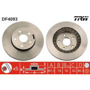 Bremsscheibe Toyota P. Rav4 | DF4093