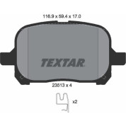 Bremsbelagsatz Toyota P. Camry/Previa 2,2-3,0 96-03 | 2351302