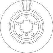 Bremsscheibe Bmw T. 5 2.0-3.0 10 | DF6617S