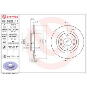 Bremsscheibe HA | MAZDA CX-3 15 | 08.D222.11