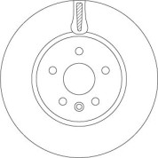 10 481 063 Bremsscheibe VA | OPEL Astra K 15 | DF6820
