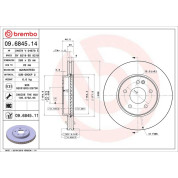 15 481 031 Bremsscheibe VA | MERCEDES W202,W210,R170 95 | 09.6845.11