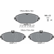 Bremsbelagsatz Db P. W205/W213 2.0-2.2 14 | 2207601