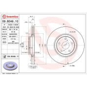 82 481 125 Bremsscheibe VA | TOYOTA Avensis,Verso 09 | 09.B046.11