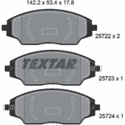 Bremsbelagsatz Chevrolet P. Aveo 1.2-1.8 11 | 2572201