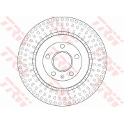 12 481 058 Bremsscheibe HA | AUDI A4 08 | DF6175S