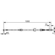 Handbremsseil | MERCEDES Sprinter (903) | 1987477854