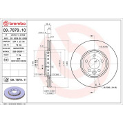 52 481 020 Bremsscheibe VA | ROVER 75,MG ZT 99 | 09.7879.11