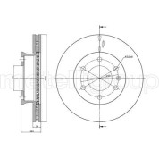 Bremsscheibe VA | MERCEDES Sprinter,VW Crafter 06 | 800-881