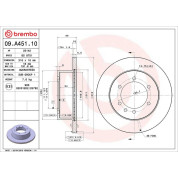 85 482 031 Bremsscheibe HA | NISSAN Patrol 88 | 09.A451.10