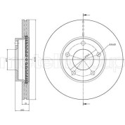 Bremsscheibe VA | MAZDA 3,5 05 | 800-729C