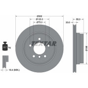 Bremsscheibe Bmw T. E87/E90 | 92154903