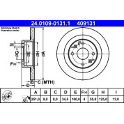 Bremsscheibe | 24.0109-0131.1
