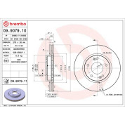 80 481 004 Bremsscheibe VA | HYUNDAI Santa Fe,Trajet 00 | 09.9079.10