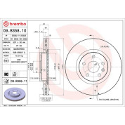 10 481 056 Bremsscheibe VA | OPEL Insignia Felgengröße 18Z 08 | 09.B358.11