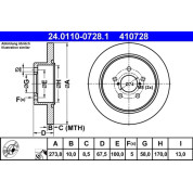 Bremsscheibe | 24.0110-0728.1