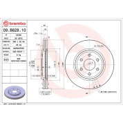 85 481 066 Bremsscheibe VA | NISSAN Navara,Pathfinder 296mm 05 | 09.B628.10