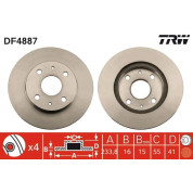 Bremsscheibe Daihatsu P | DF4887