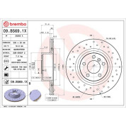 Bremsscheibe HA Xtra | BMW X3, X4 11 | 09.B569.1X