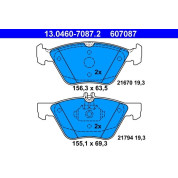 Bremsbelagsatz Db P. W210/S210 95-03 | 13.0460-7087.2
