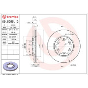 85 481 040 Bremsscheibe VA | NISSAN Pathfinder,Terrano 85 | 09.5055.10