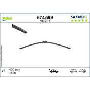 VALEO Silencio Wiper Rear L+RHD | Wischer | 574599