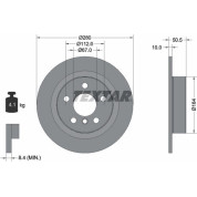 Bremsscheibe Bmw T. 2/X1 1.5-2.0 14 | 92274603