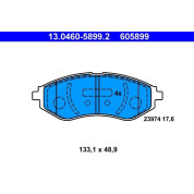 Bremsbelagsatz Chevrolet P. Aveo/Kalos 1.2-1.5 04 | 13.0460-5899.2