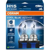 Osram | H15 12V 15/55W PGJ23t-1 Cool Blue Intense NextGen. 3700K +100% Duo 2st | 64176CBN-2HB