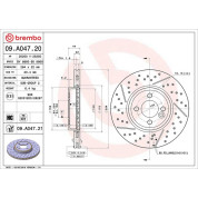 22 481 006 Bremsscheibe VA | MINI JCW 06 | 09.A047.21