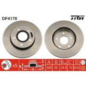 Bremsscheibe Jeep P. Cherokee | DF4170