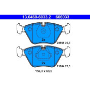 Bremsbelagsatz Bmw S. 5/7/Z3 1.8-5.0 86-02 | 13.0460-6033.2