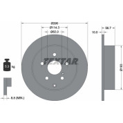 Bremsscheibe Toyota T. Corolla Verso 04 | 92164803
