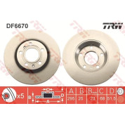 Bremsscheibe Audi T. A8 2.8-6.0 Quattro 02-10 | DF6670