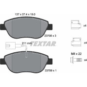 Bremsbelagsatz Fiat P. Stilo 1.9D/Doblo 10- Mit Sensor | 2370802