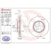 82 481 109 Bremsscheibe VA | TOYOTA Camry 01 | 09.A110.11