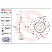Bremsscheibe VA Xtra | RENA Clio,Megane,Laguna,Kangoo 97 | 09.8137.2X