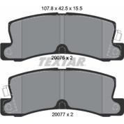 Bremsbelagsatz Toyota T. Corolla 1.4-2.0 D 85-00 | 2007601