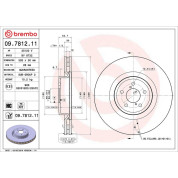 88 481 016 Bremsscheibe VA | SUBARU Impreza 2.0i Turbo 01-06 | 09.7812.11