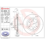84 481 059 Bremsscheibe VA | MITSUBISHI Pajero 07 | 09.B636.11