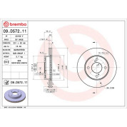 Bremsscheibe VA | SUZUKI | 09.D572.11